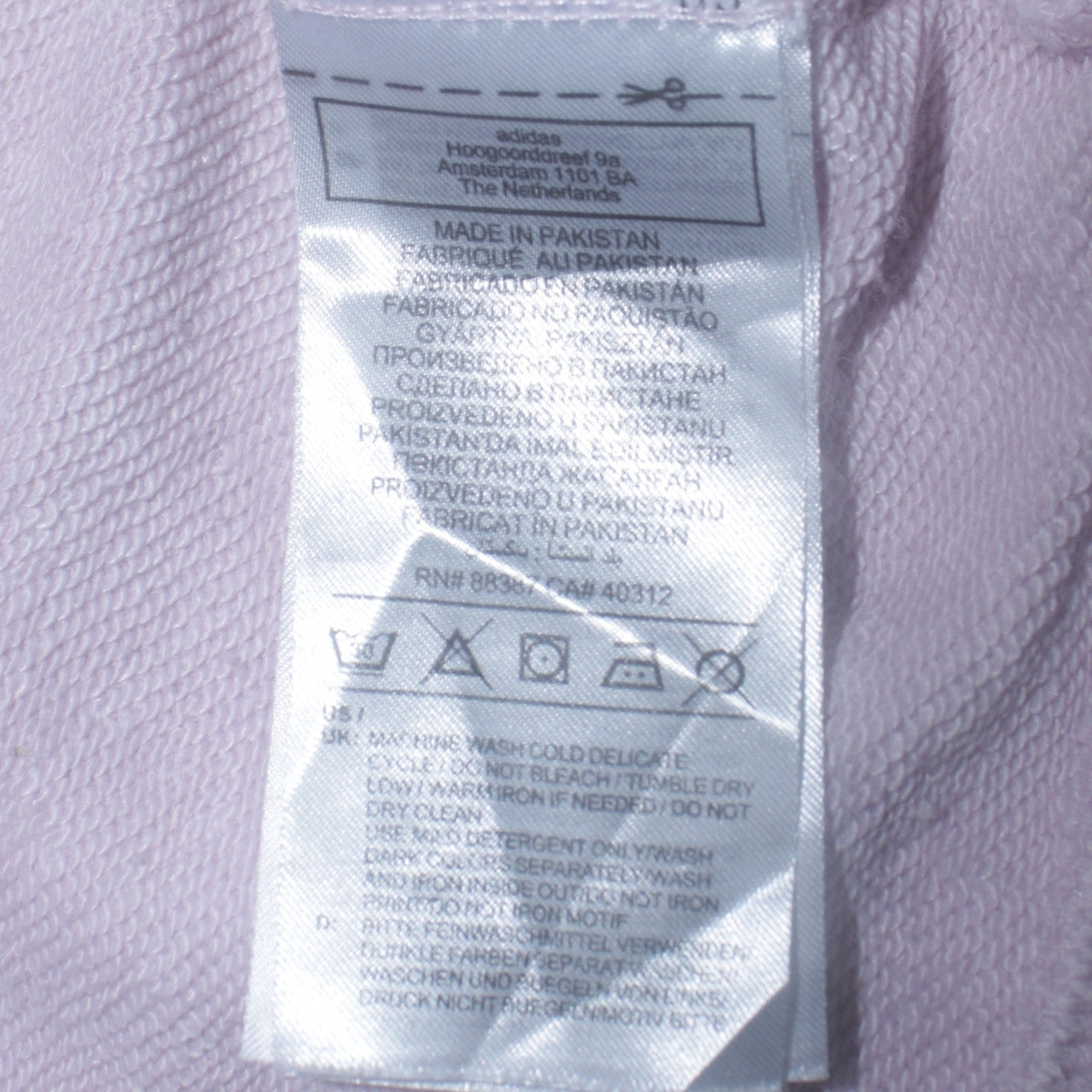 Womens UK Size 10 adidas White Pullover Sweatshirt