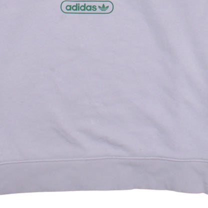 Womens UK Size 10 adidas White Pullover Sweatshirt