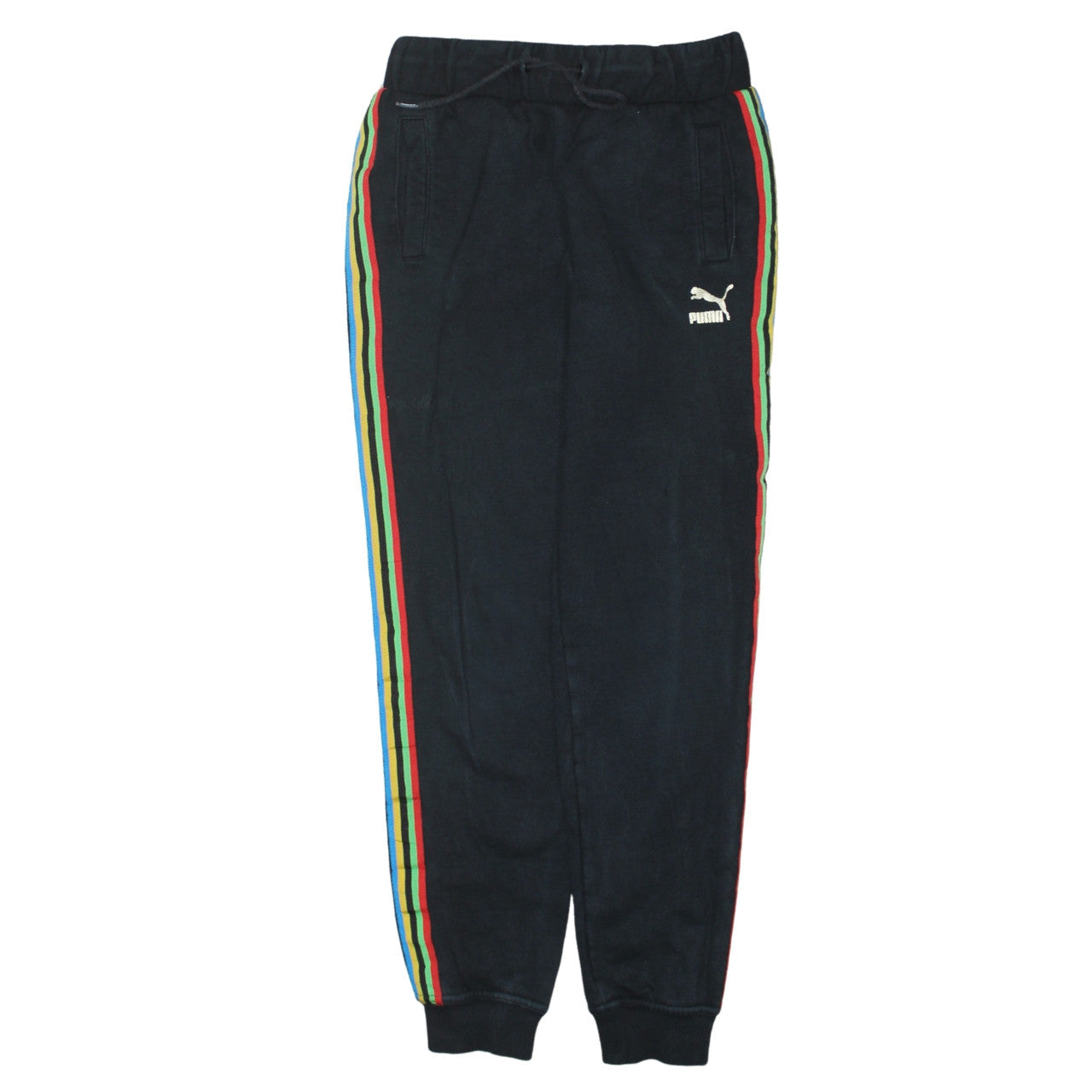 Boys UK Size 11-12 Years PUMA Regular Fit Jogger Black Trousers