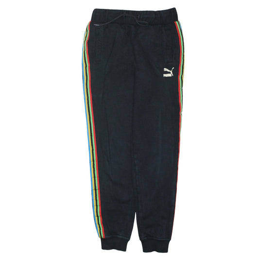 Boys UK Size 11-12 Years PUMA Regular Fit Jogger Black Trousers