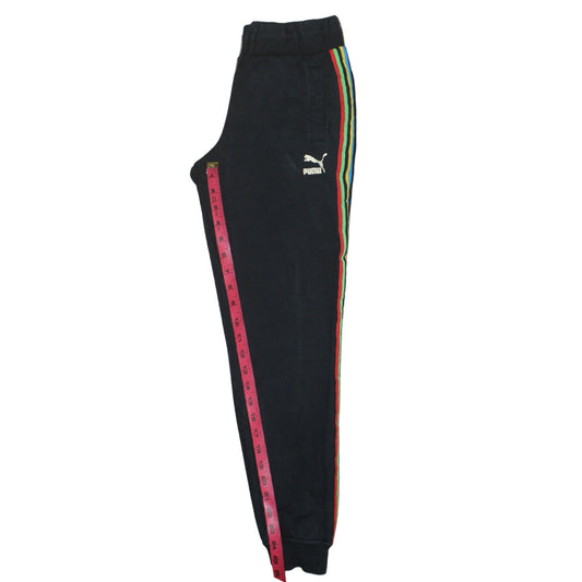 Boys UK Size 11-12 Years PUMA Regular Fit Jogger Black Trousers