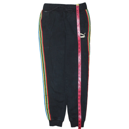 Boys UK Size 11-12 Years PUMA Regular Fit Jogger Black Trousers