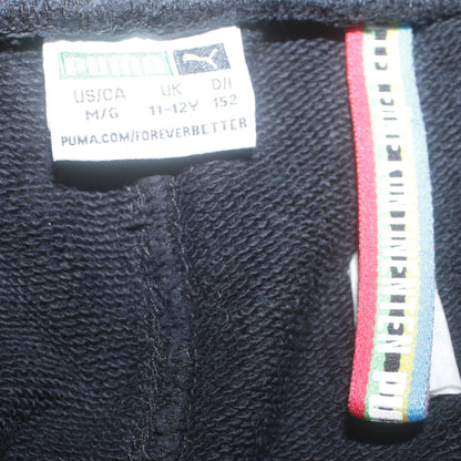 Boys UK Size 11-12 Years PUMA Regular Fit Jogger Black Trousers