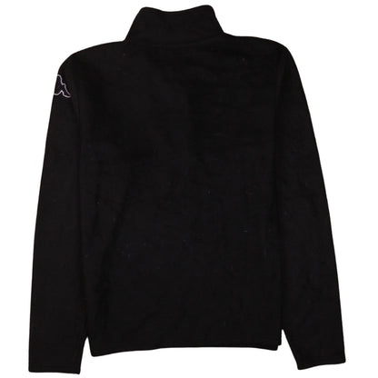 Mens UK Size M Kappa Black Pullover Sweatshirt