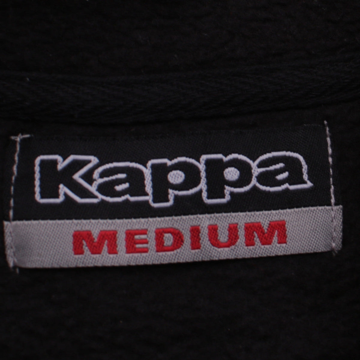 Mens UK Size M Kappa Black Pullover Sweatshirt