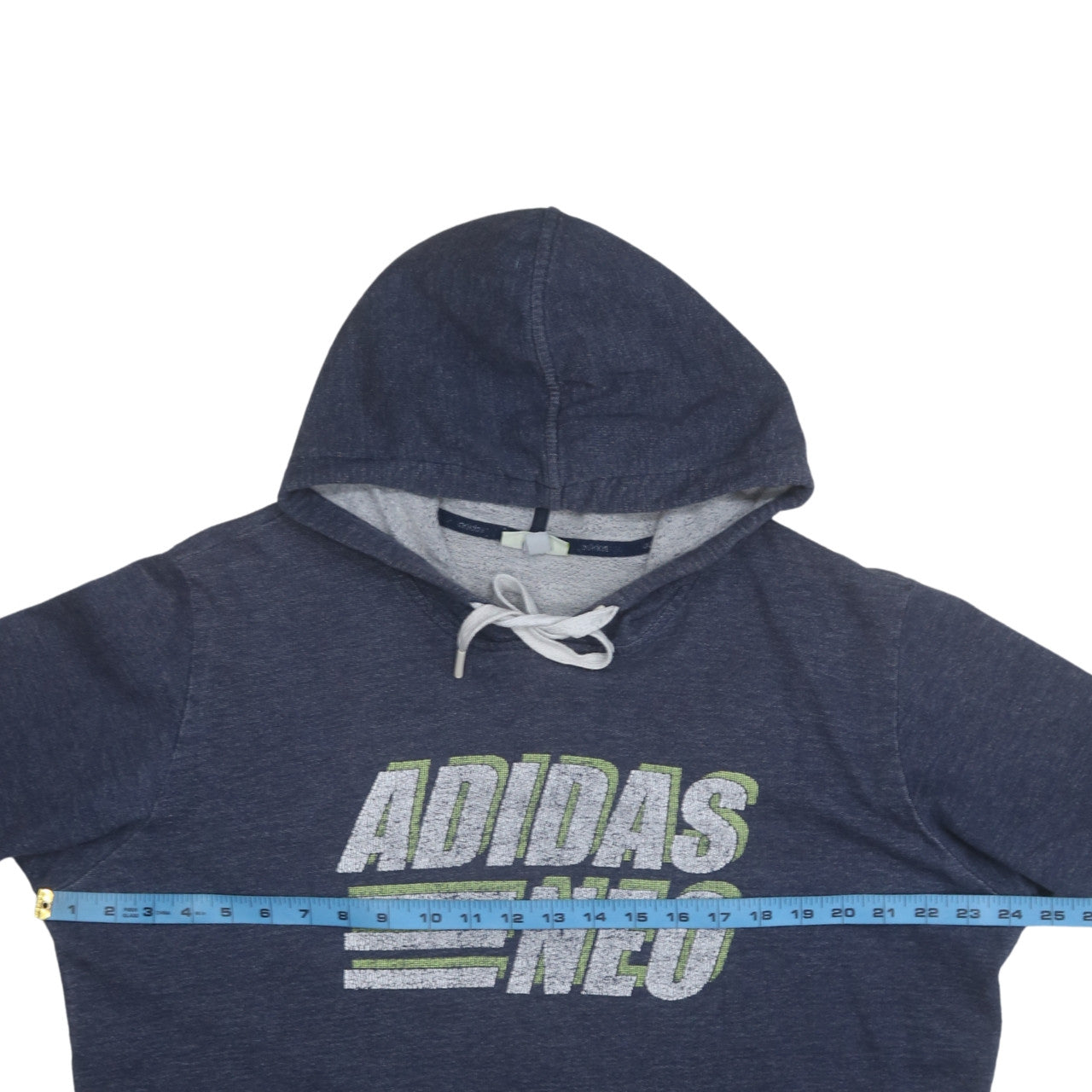 Mens UK Size XL adidas Blue Pullover Hoodie