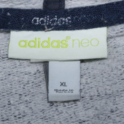Mens UK Size XL adidas Blue Pullover Hoodie