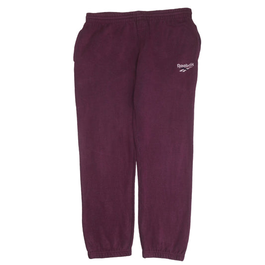 Womens UK Size S Reebok Regular Fit Sweatpants Purple Trousers