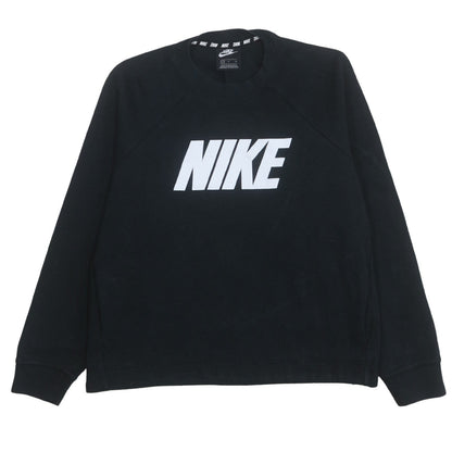 Womens UK Size L Nike Black Pullover Sweatshirt