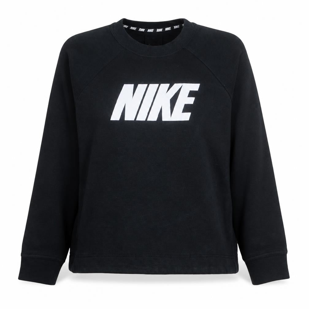Womens UK Size L Nike Black Pullover Sweatshirt