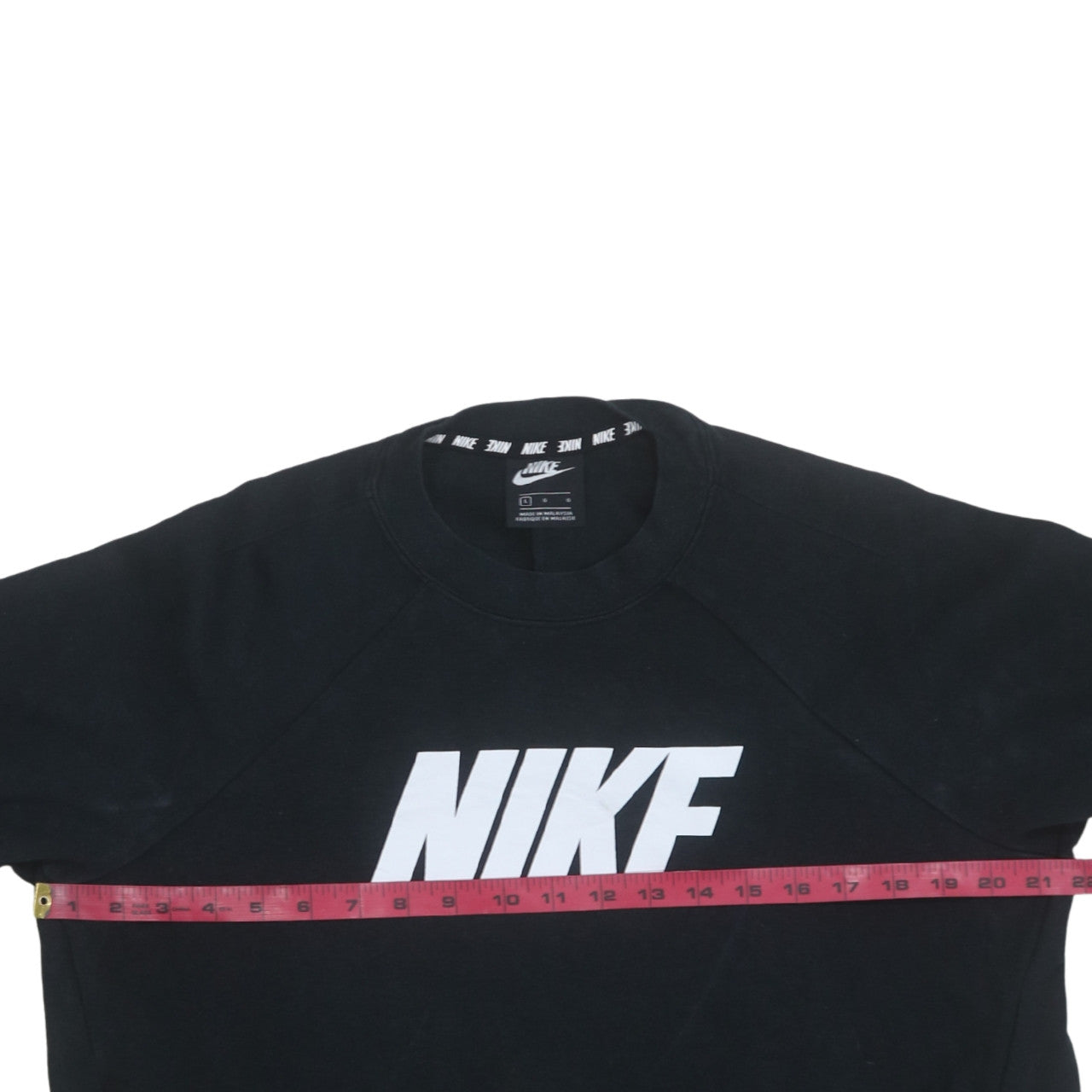 Womens UK Size L Nike Black Pullover Sweatshirt