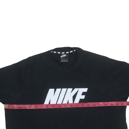 Womens UK Size L Nike Black Pullover Sweatshirt