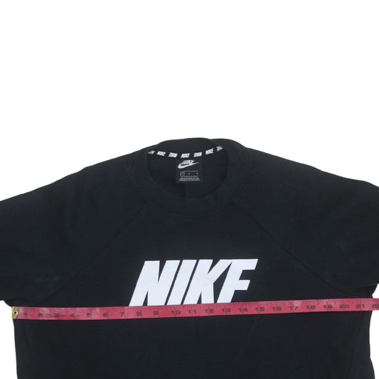 Womens UK Size L Nike Black Pullover Sweatshirt