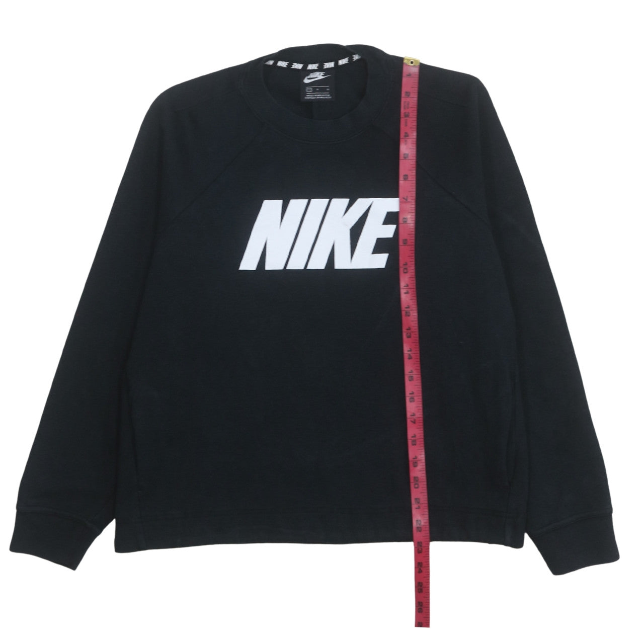 Womens UK Size L Nike Black Pullover Sweatshirt