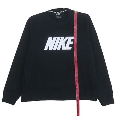 Womens UK Size L Nike Black Pullover Sweatshirt