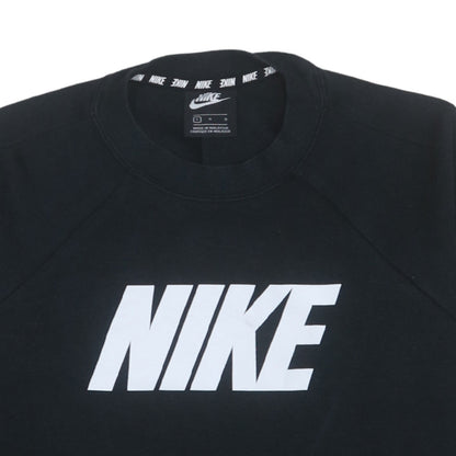 Womens UK Size L Nike Black Pullover Sweatshirt
