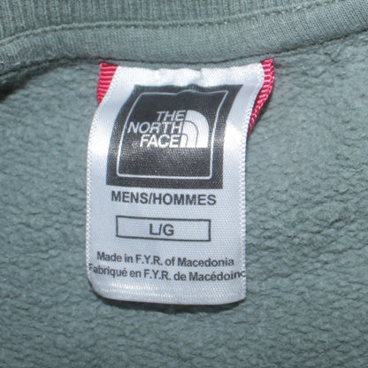 Mens UK Size L The North Face Green Pullover Sweatshirt