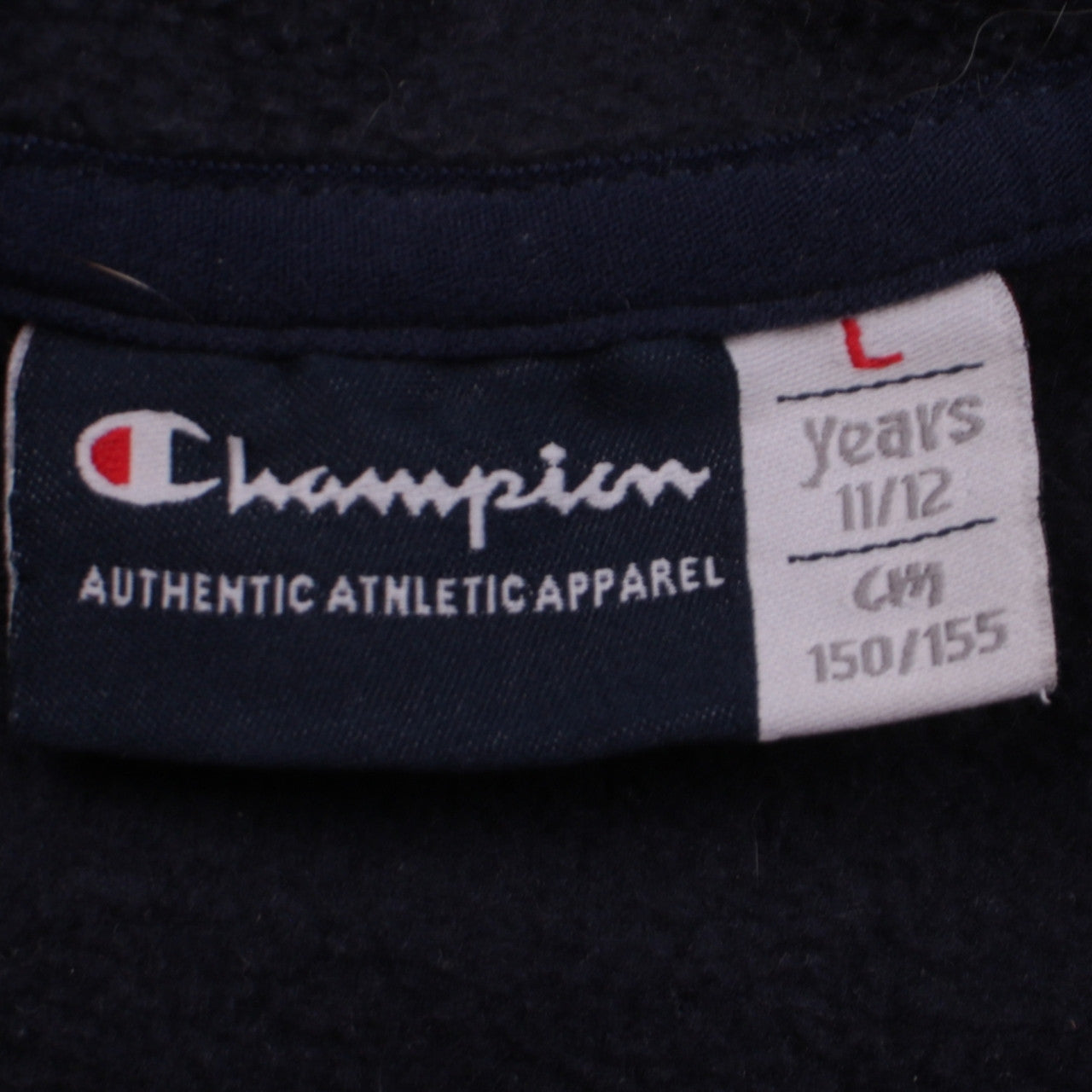 Boys UK Size 11-12 Years Champion Blue Full Zip Hoodie