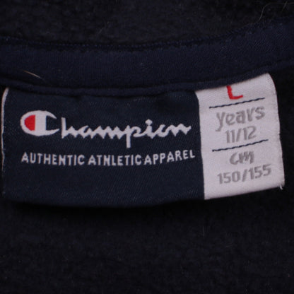 Boys UK Size 11-12 Years Champion Blue Full Zip Hoodie