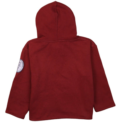 Joma Boys Red Pullover Hoodie 2XS Fleece Graphic Print Hooded Sweatshirt