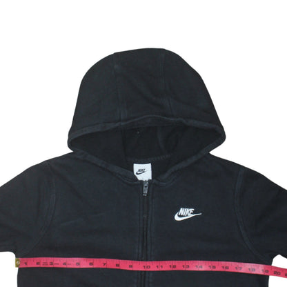 Nike Boys Black XL Full Zip Fleece Hoodie Sweatshirt