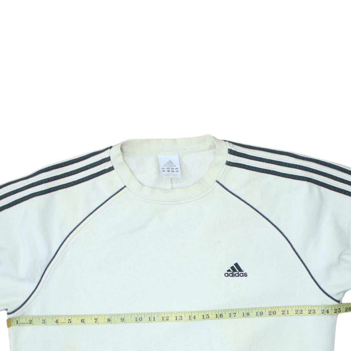 Mens UK Size L adidas White Pullover Sweatshirt