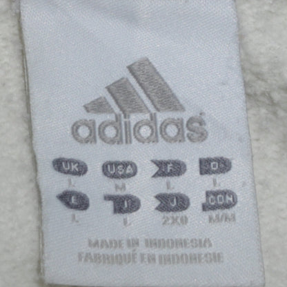 Mens UK Size L adidas White Pullover Sweatshirt