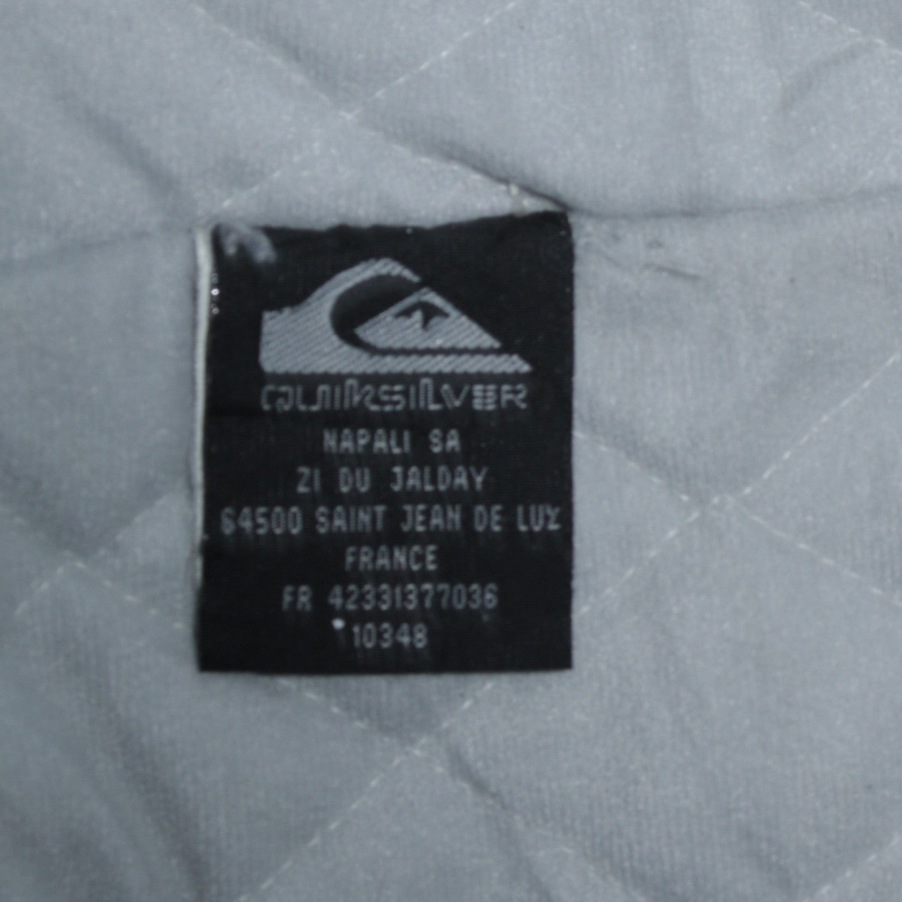 Mens UK Size XL Quiksilver Grey Puffer Jacket