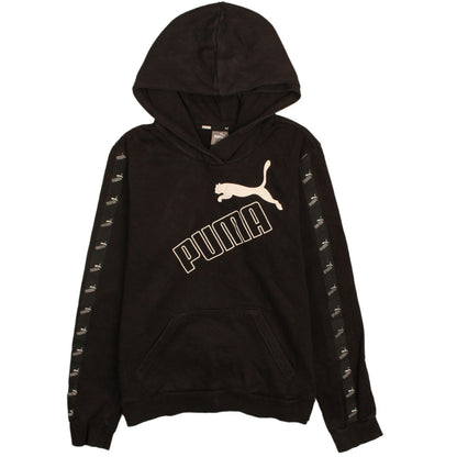 Mens UK Size XS PUMA Black Pullover Hoodie