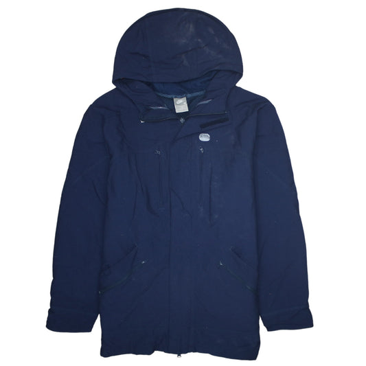 Mens UK Size M Nike Blue Parka Coat