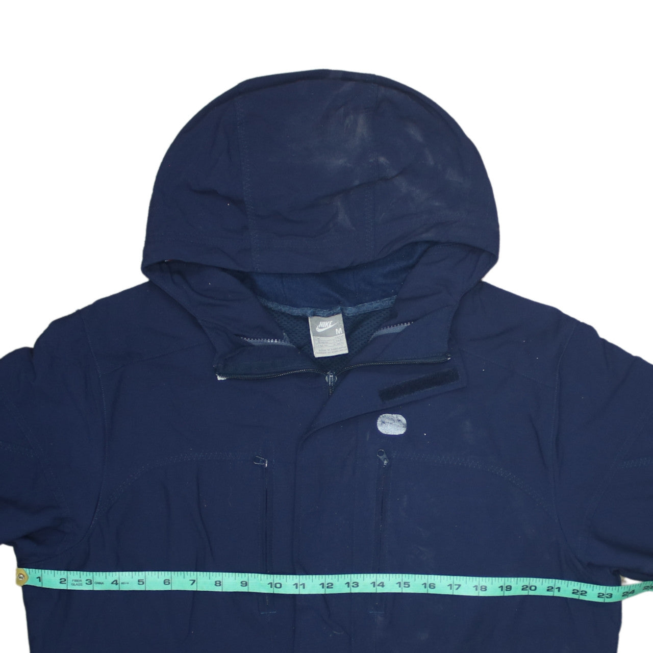 Mens UK Size M Nike Blue Parka Coat