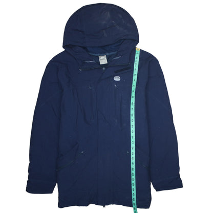 Mens UK Size M Nike Blue Parka Coat