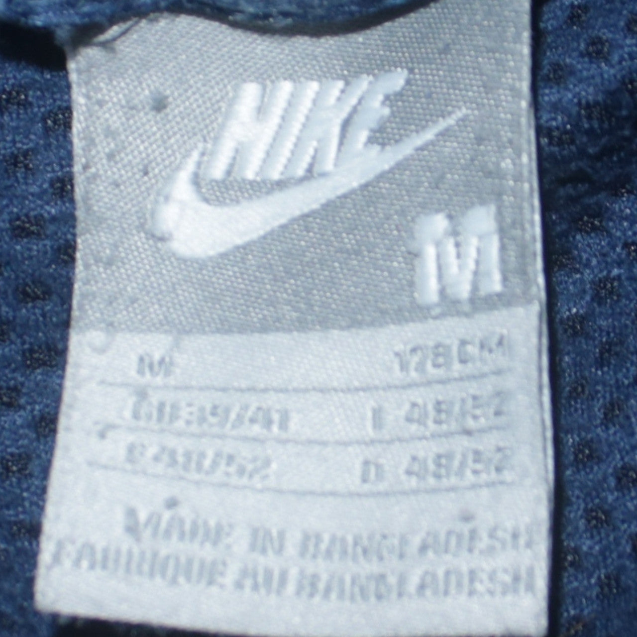 Mens UK Size M Nike Blue Parka Coat