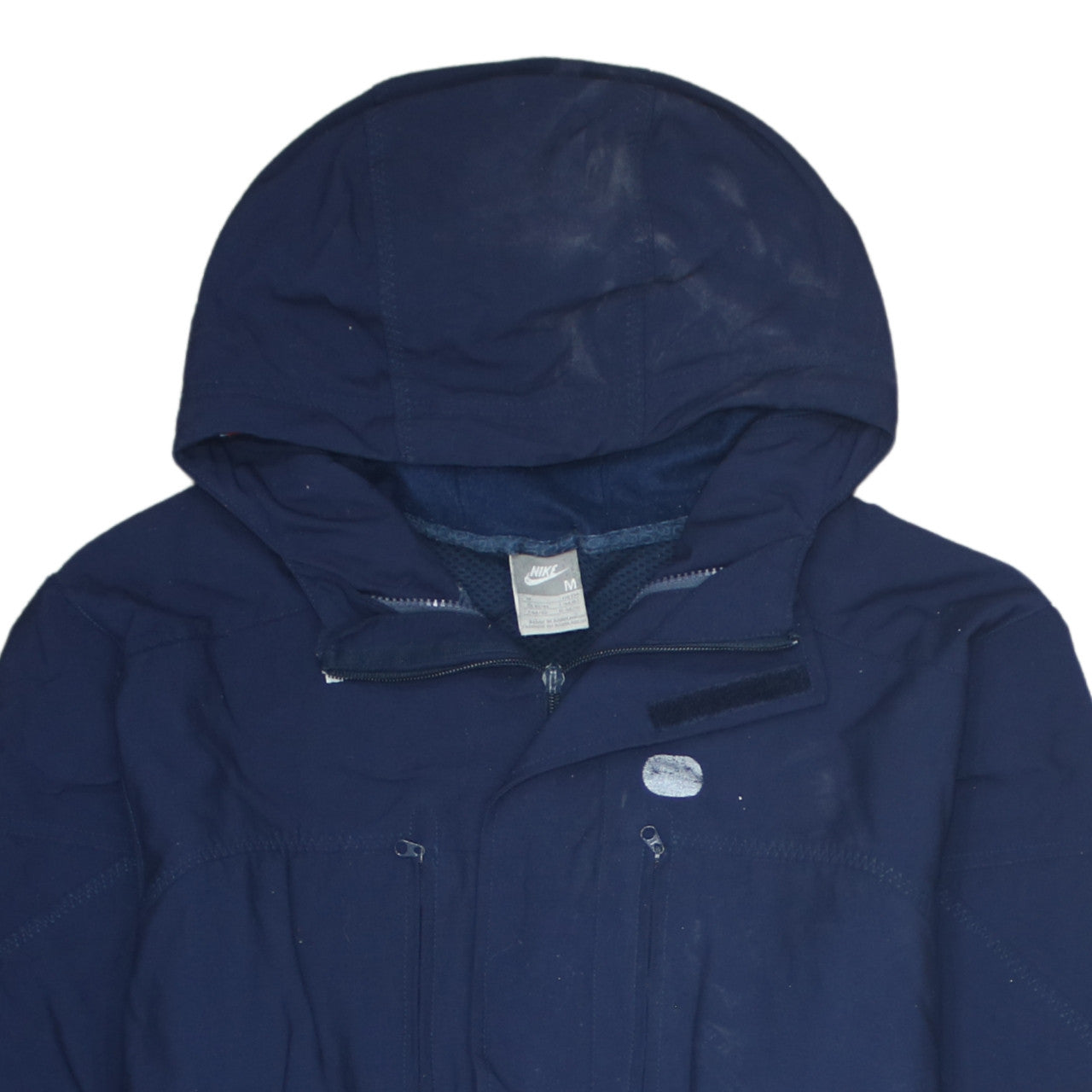 Mens UK Size M Nike Blue Parka Coat