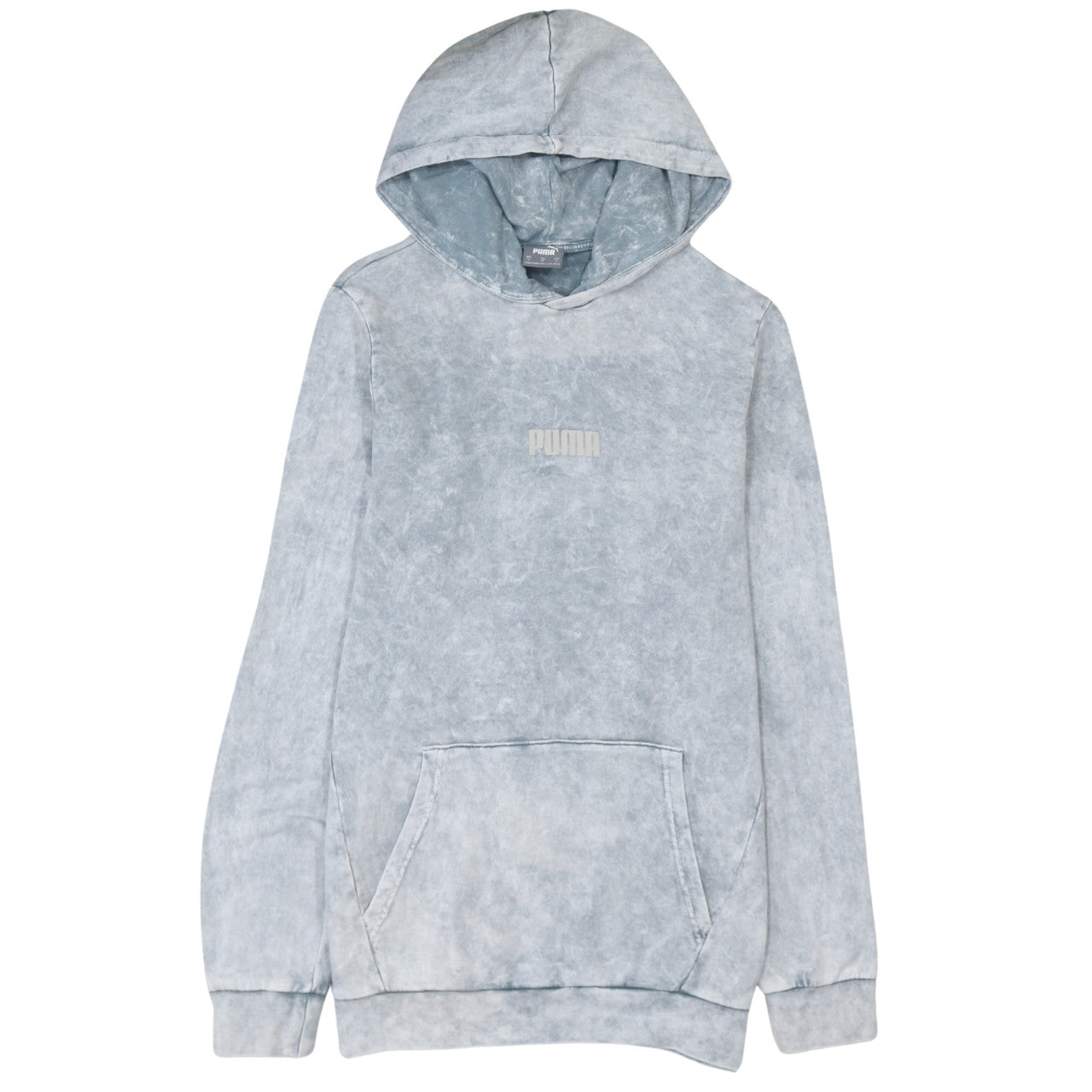 Mens UK Size S PUMA Grey Pullover Hoodie