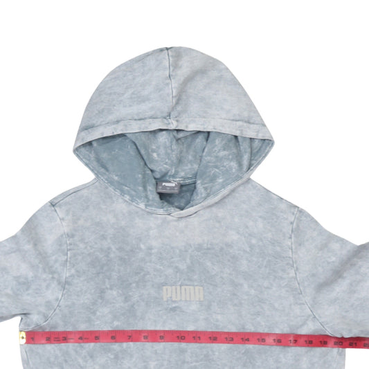 Mens UK Size S PUMA Grey Pullover Hoodie