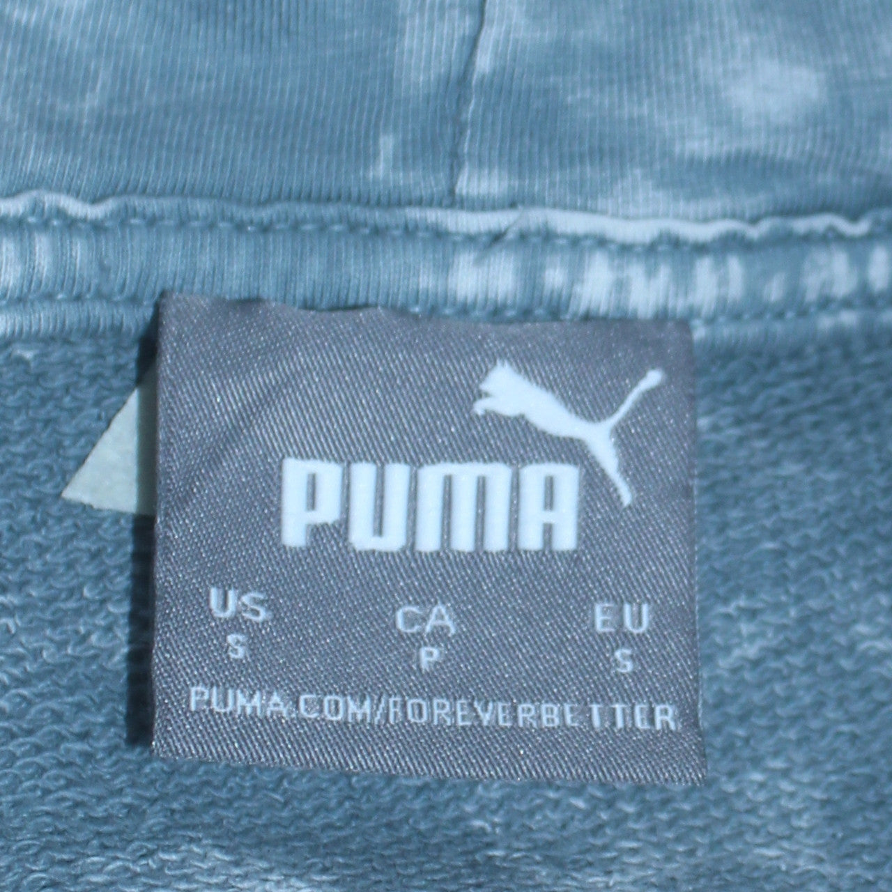 Mens UK Size S PUMA Grey Pullover Hoodie
