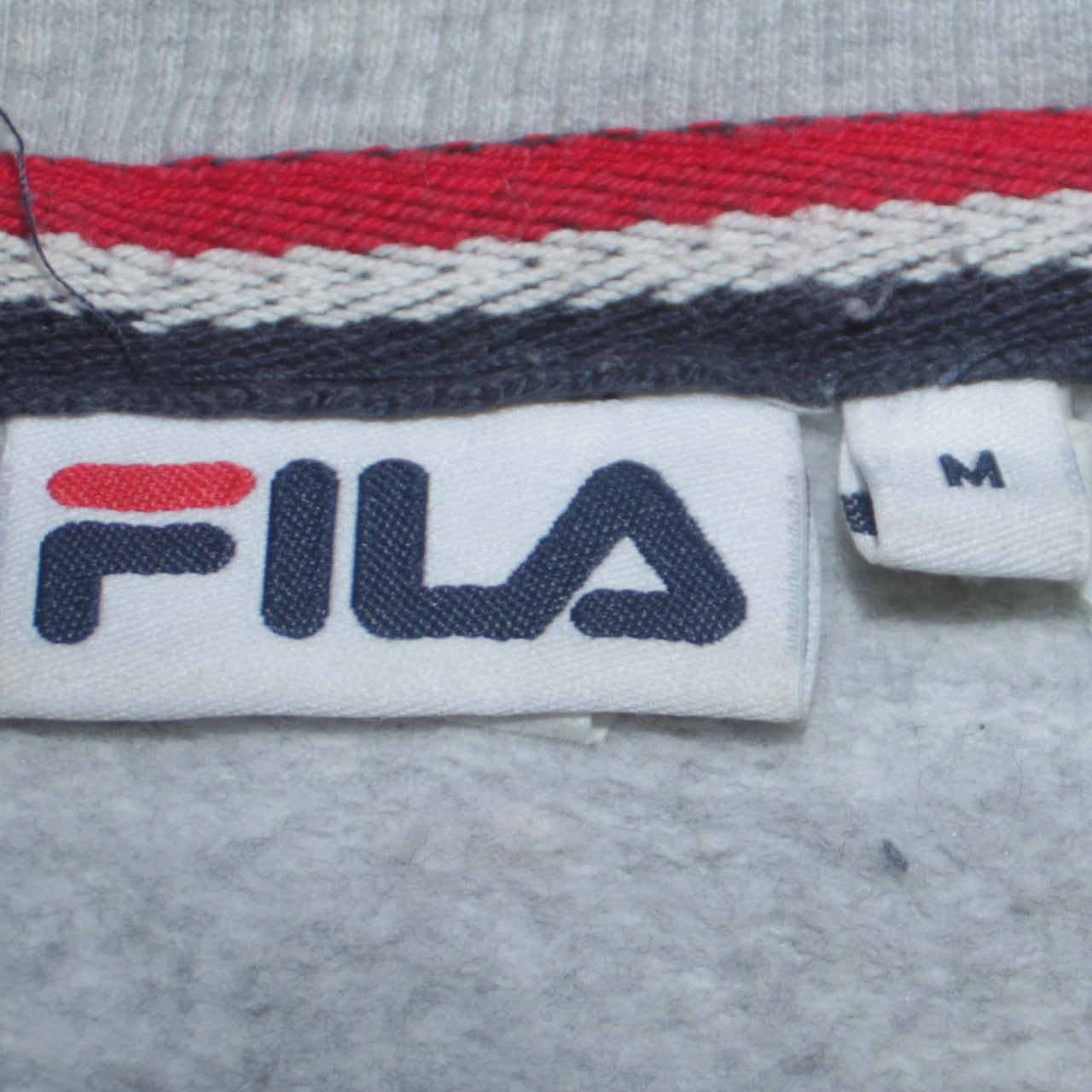 Mens UK Size M FILA Grey Pullover Sweatshirt