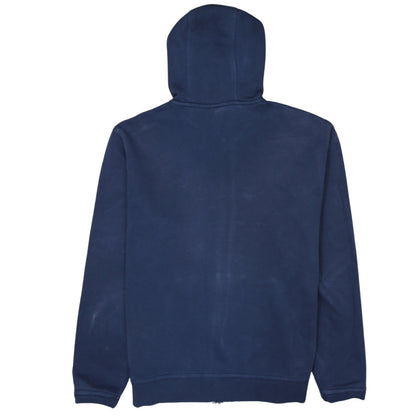 Mens UK Size XL Nike Blue Full Zip Hoodie