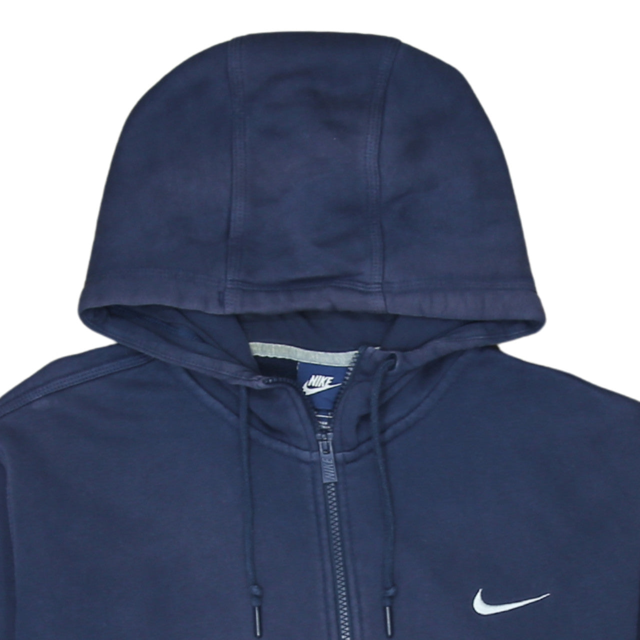 Mens UK Size XL Nike Blue Full Zip Hoodie