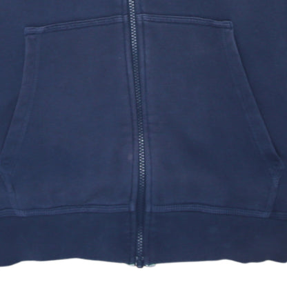 Mens UK Size XL Nike Blue Full Zip Hoodie