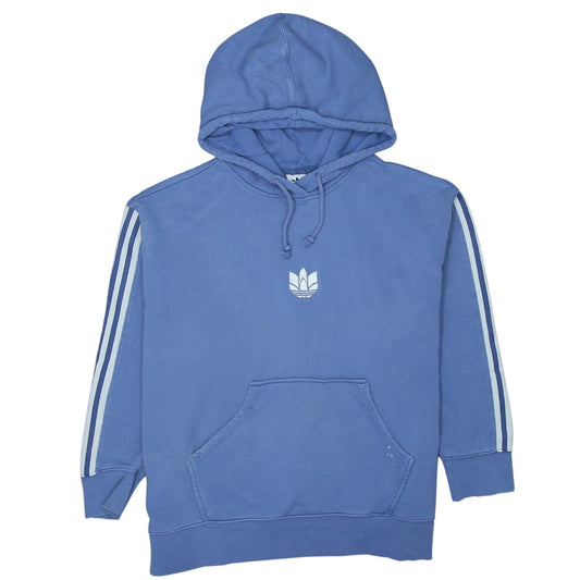 Womens UK Size 18 adidas Blue Pullover Hoodie