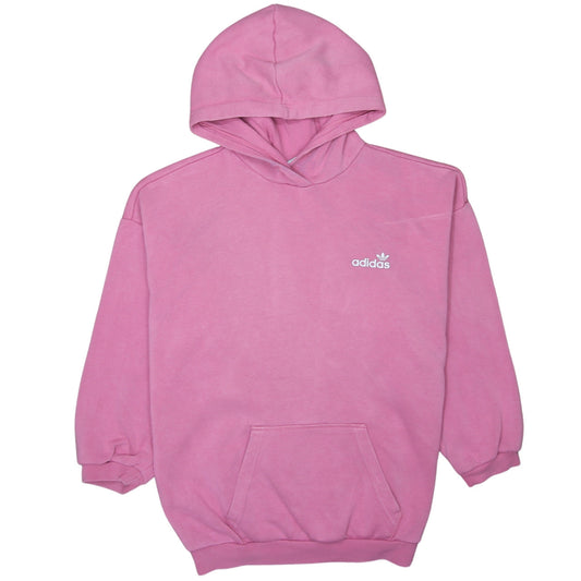 Womens UK Size 14 adidas Pink Pullover Hoodie