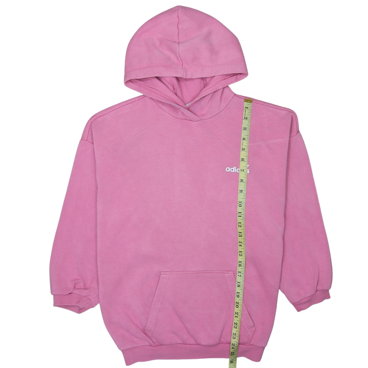 Womens UK Size 14 adidas Pink Pullover Hoodie