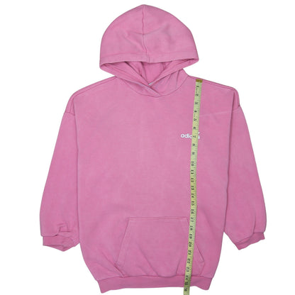 Womens UK Size 14 adidas Pink Pullover Hoodie