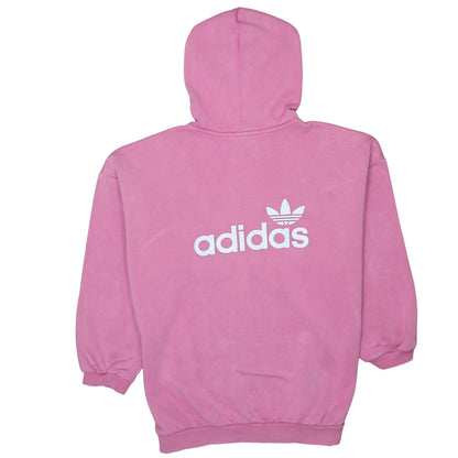 Womens UK Size 14 adidas Pink Pullover Hoodie