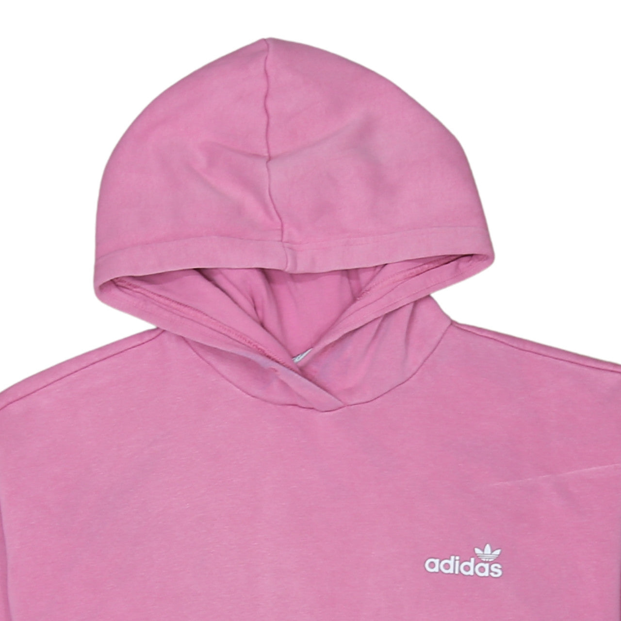 Womens UK Size 14 adidas Pink Pullover Hoodie