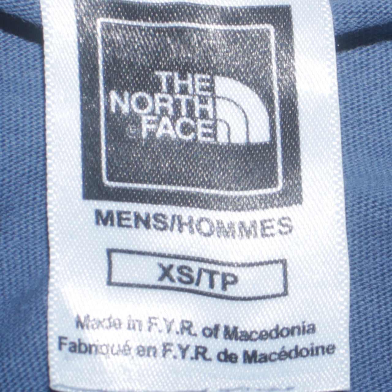 Mens UK Size XS The North Face Blue  T-Shirt
