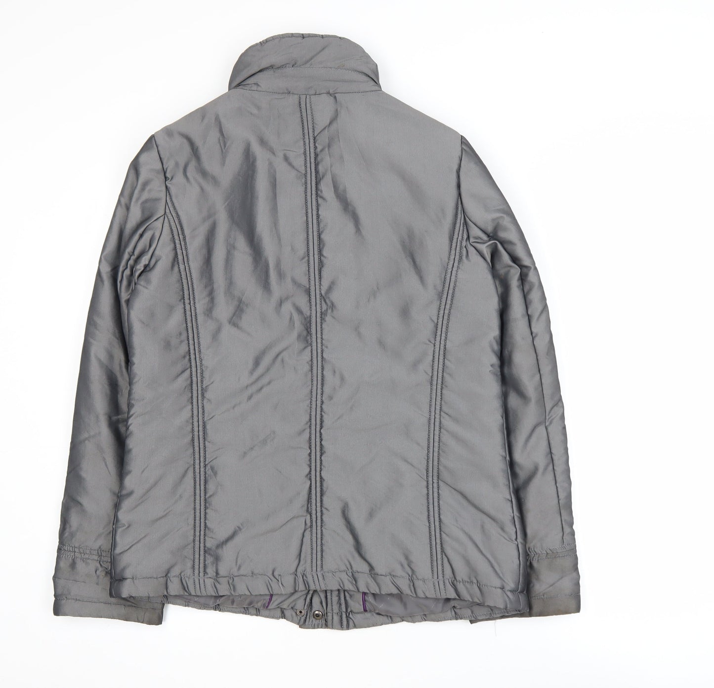 Womens UK Size 10 Maine New England Grey Puffer Jacket