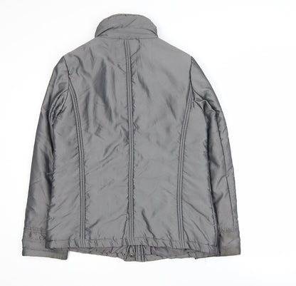 Womens UK Size 10 Maine New England Grey Puffer Jacket